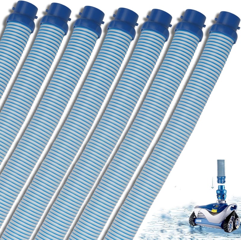 Fonixte 7 Pack R0527700 Pool Cleaner Hose Replacement Kit for Zodiac Baracuda MX6 X7 T3 T5 Swimming Pool Cleaner, 39 Inch Twist Lock Pool Vacuum Hose, One Year Warranty - Image 1